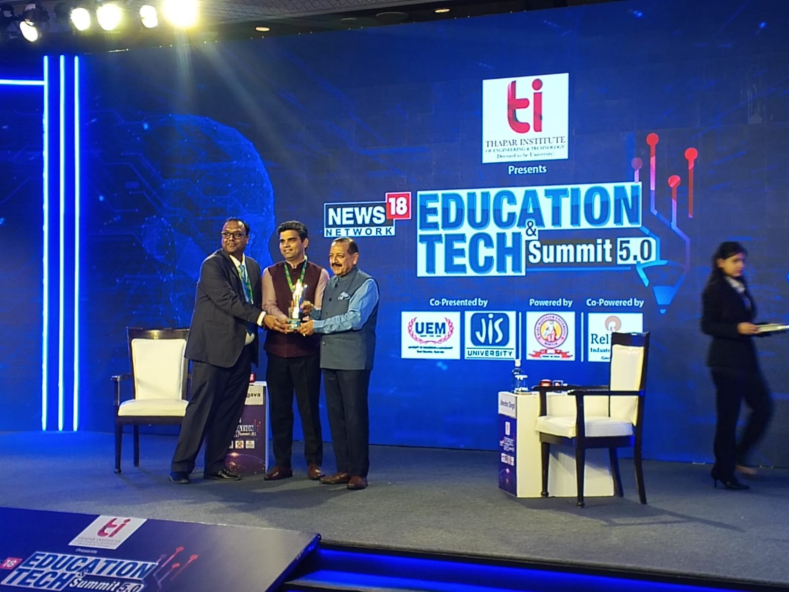 Awarded Best Emerging Skills University by Network 18