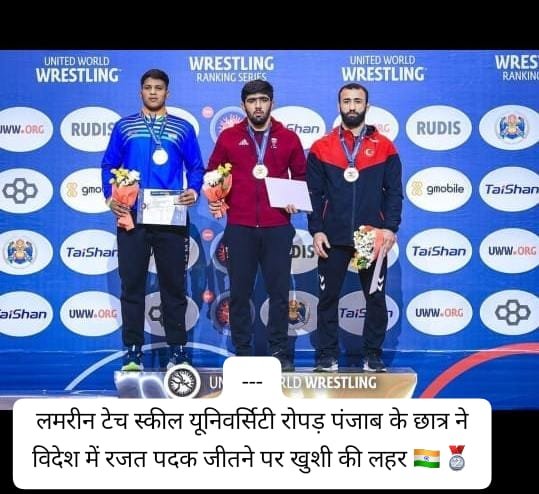 Silver Medal Greco Roman Below 82 kg Weight Categorie in World Ranking Series 2025