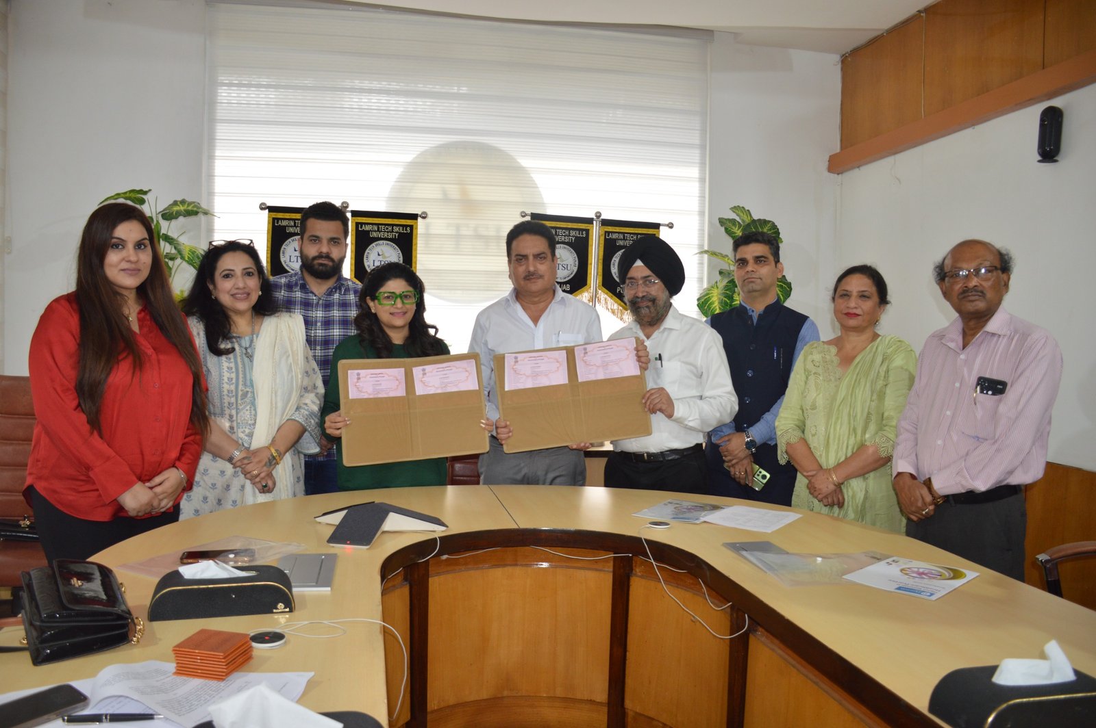 MoU signed between Lamrin Tech Skills University and Empowered Skills Private Limited.