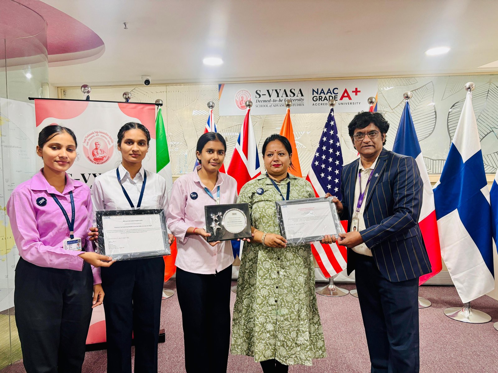 Winning the Outstanding Achievement Award
